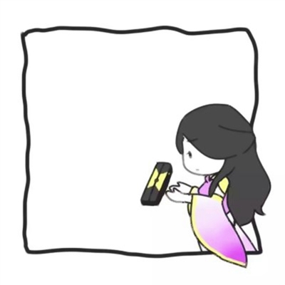 高清抖音很火的小白人情侣头像图片(24张)