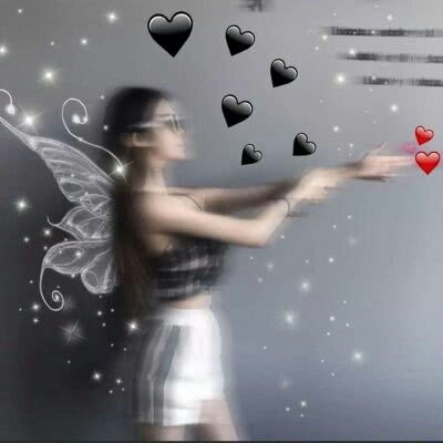 发射爱心情头一左一右(精选12张)