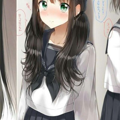 高清清新好看的校园风动漫头像图片(18张)