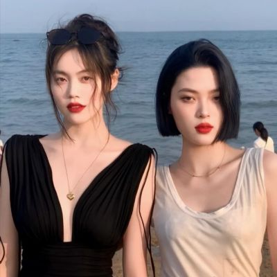 可爱闺蜜头像2人一人一个(24张)