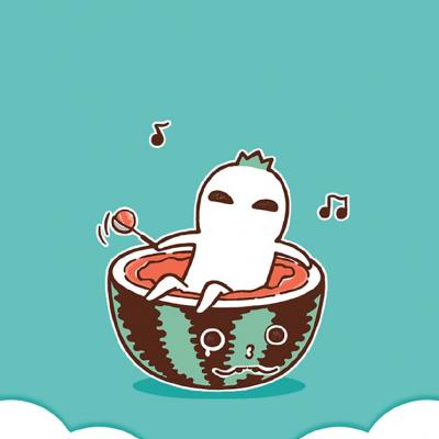 夏天清凉头像小清新卡通(精选24张)