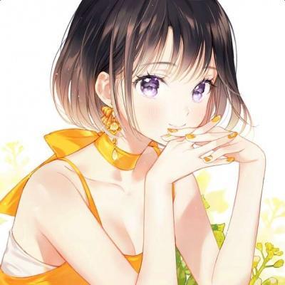 给人一种阳光的头像动漫卡通女(24张)