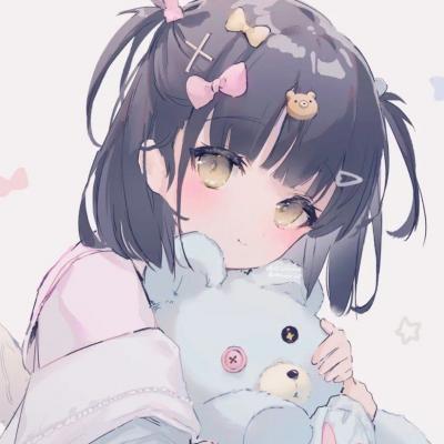 给人一种阳光的头像动漫卡通女(24张)