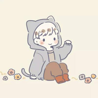 情头一男一女可爱动漫图片真人(精选36张)