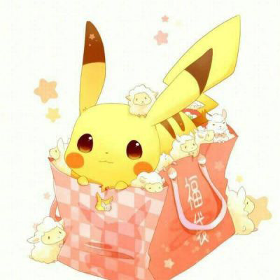 呆萌可爱的皮卡丘头像(精选24张)