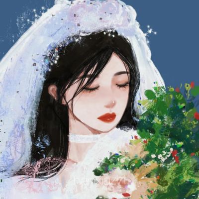 手绘情侣头像高清两张(16张)