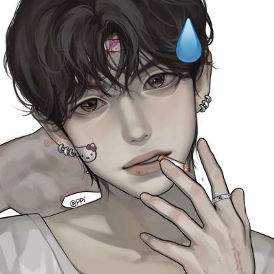 手绘情侣头像高清两张(16张)