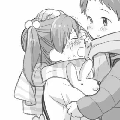 治愈系可爱动漫情侣头像(22张)