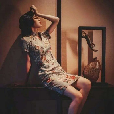 复古风旗袍头像(精选16张)