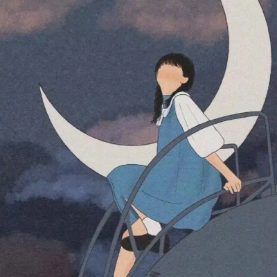 手绘无脸情侣头像(20张)