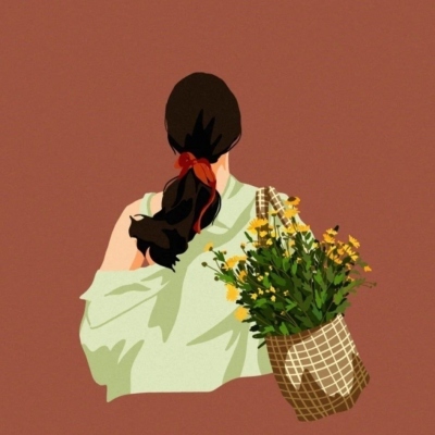 手绘无脸情侣头像(20张)