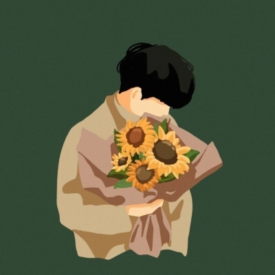 手绘无脸情侣头像(20张)