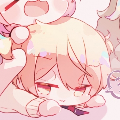 甜到爆的高清卡通情头(精选24张)