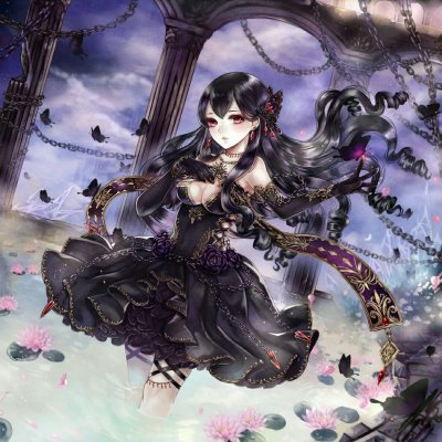 动漫图片女生黑白头像(精选22张)