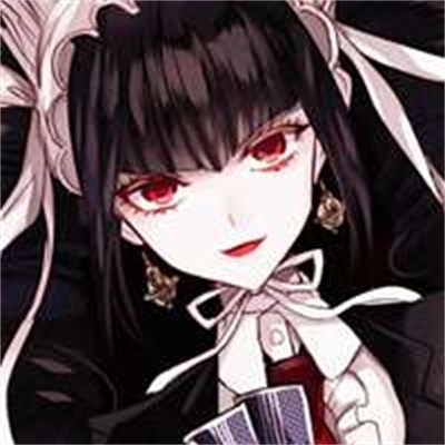 动漫图片女生黑白头像(精选22张)