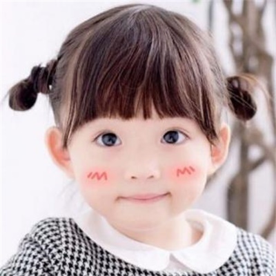 可爱真人小孩头像女生头像(24张)