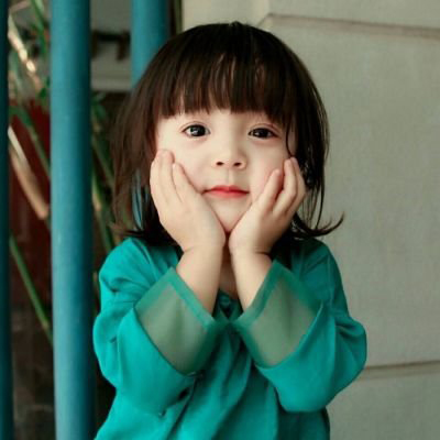 可爱真人小孩头像女生头像(24张)