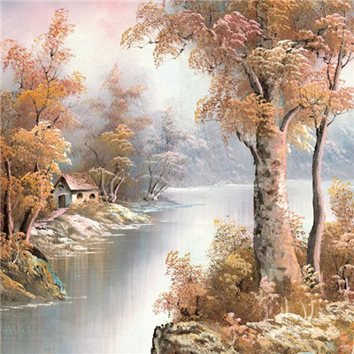 风水山水画头像(精选24张)