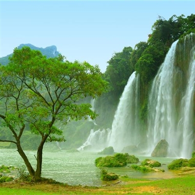 旺财山水画图片头像(18张)