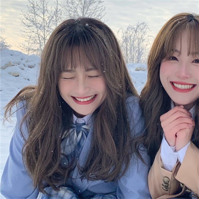 好看的头像女生闺蜜2人(24张)