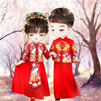 新郎新娘情侣头像(精选24张)