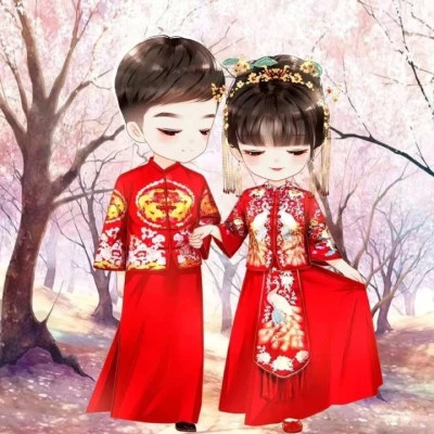 新郎新娘情侣头像(精选24张)