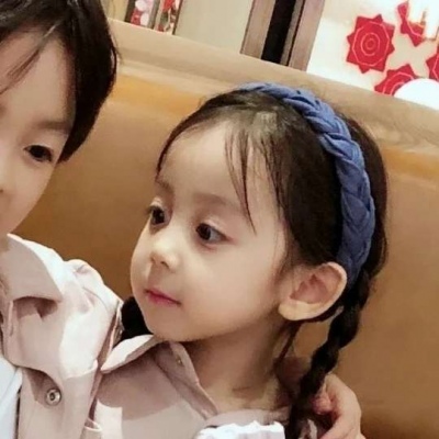 呆萌小孩情侣头像(精选22张)