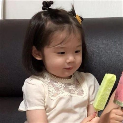 呆萌小孩情侣头像(精选22张)