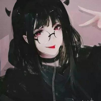 暗黑系超酷的女生头像(精选24张)