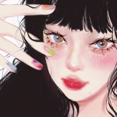 微信手绘女气质头像(精选18张)