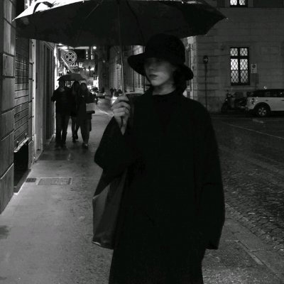 黑白御姐头像气质动漫(16张)