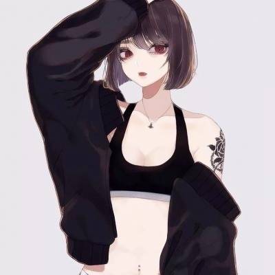 超稀有女生高冷动漫头像(精选22张)