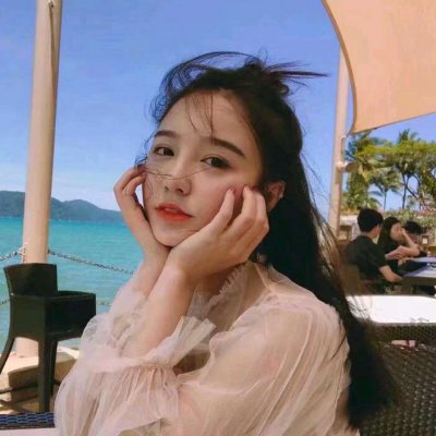 微信海边女生头像(精选22张)