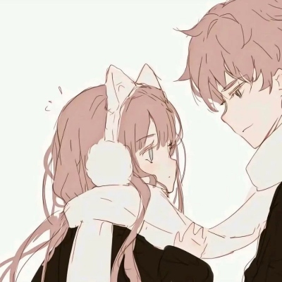 超甜超可爱的动漫情侣头像(22张)