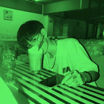 二次元绿色系男生头像(精选30张)