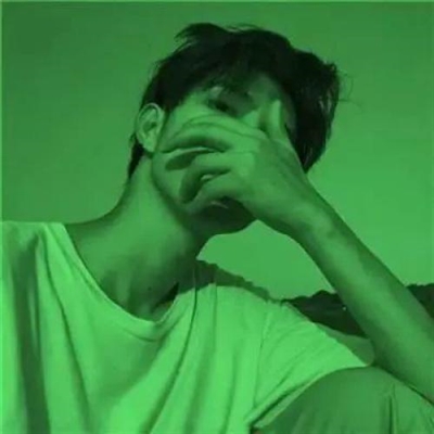 二次元绿色系男生头像(精选30张)