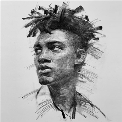 女人个性素描图片头像(精选14张)