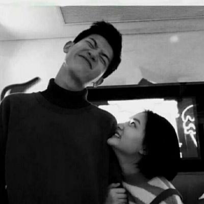 黑白情侣头像双人头像(精选22张)