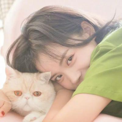 女头带宠物头像(24张)