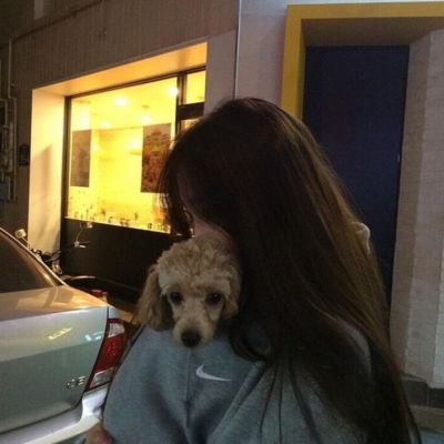 女头带宠物头像(24张)