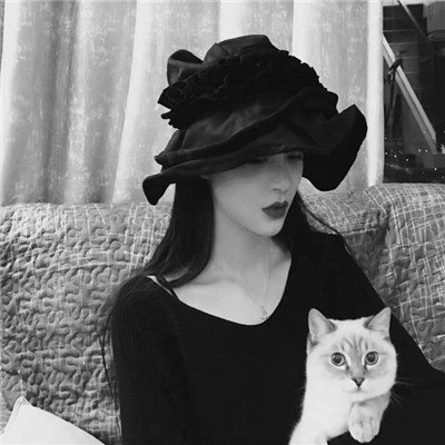 女头带宠物头像(24张)