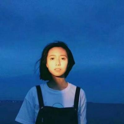 高清蓝色系女生头像(精选24张)