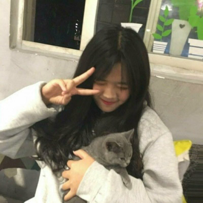 高清女生抱猫咪的头像(精选24张)