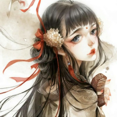 伤感女生古风头像(24张)