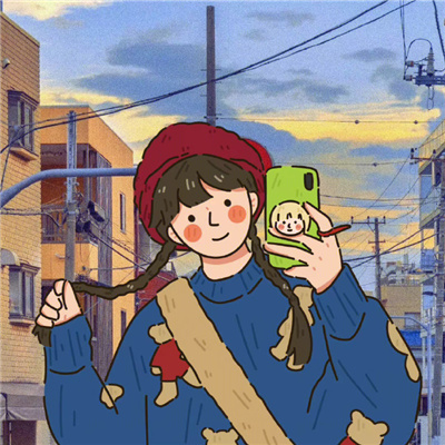 一个霸气一个温柔闺蜜头像(14张)