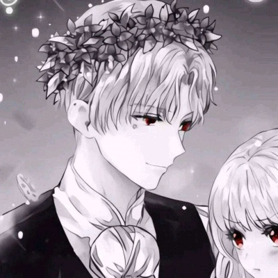 高清二次元黑暗系情侣头像一对两张(20张)