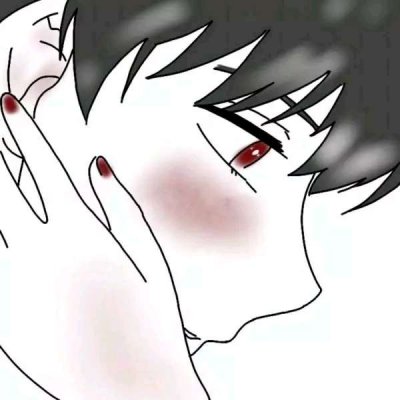 高清二次元黑暗系情侣头像一对两张(20张)