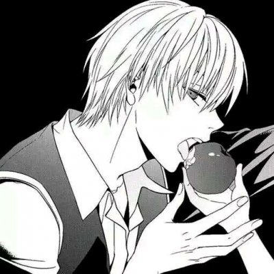 高清二次元黑暗系情侣头像一对两张(20张)