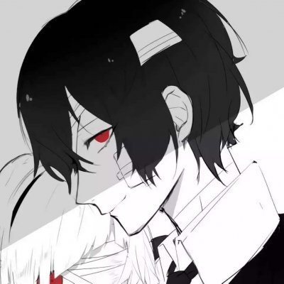 高清二次元黑暗系情侣头像一对两张(20张)