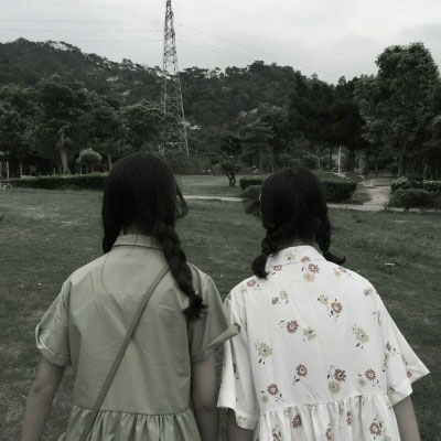 森系姐妹头像两张一人一张(精选16张)